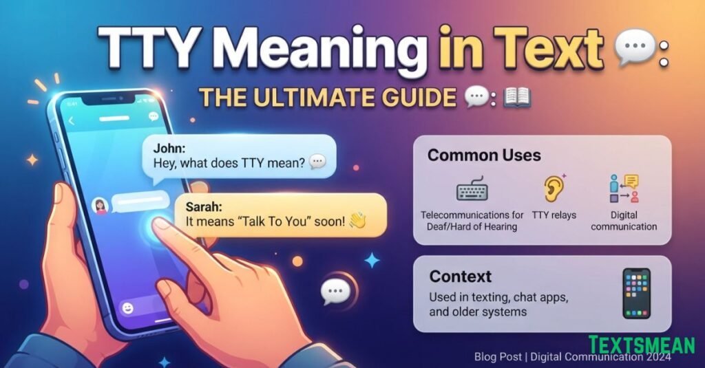 TTY-meaning