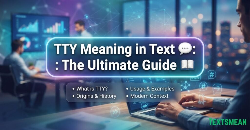TTY-meaning