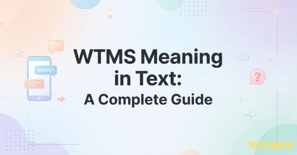 WTMS-meaning