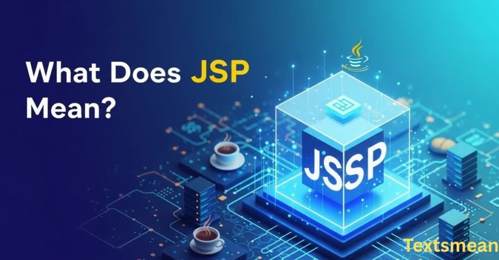 what-does-jsp-mean