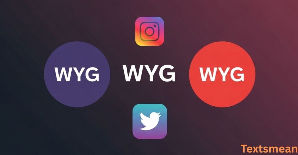 wyg-on-social-media-platforms