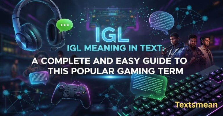 IGL Meaning in Text: A Complete and Easy Guide to This Popular Gaming Term